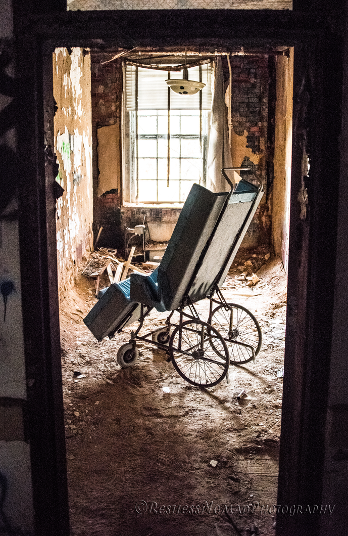 RestlessNomadPhotography - Asylum Wheelchair