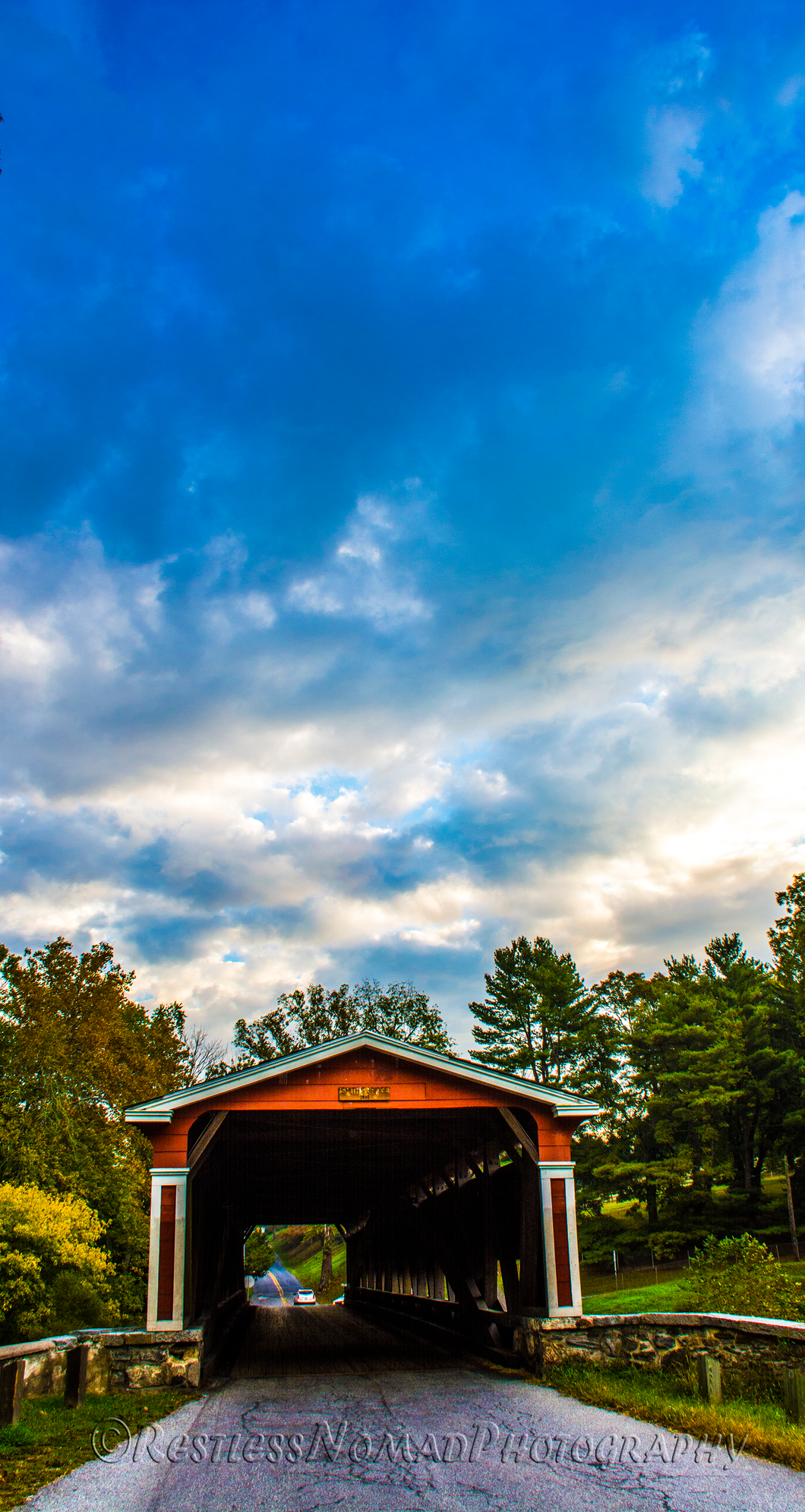RestlessNomadPhotography - Covered Bridge - Big Sky