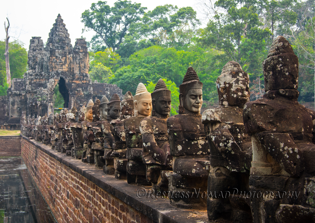 RestlessNomadPhotography - Deva South Gate Angkor Thom - Cambodia