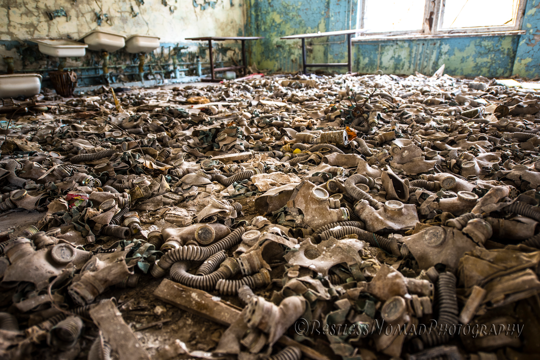 RestlessNomadPhotography - Gas Masks - Chernobyl