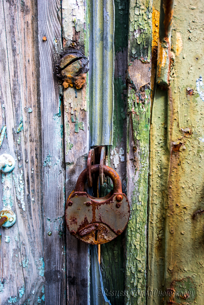 RestlessNomadPhotography - Lock on Door